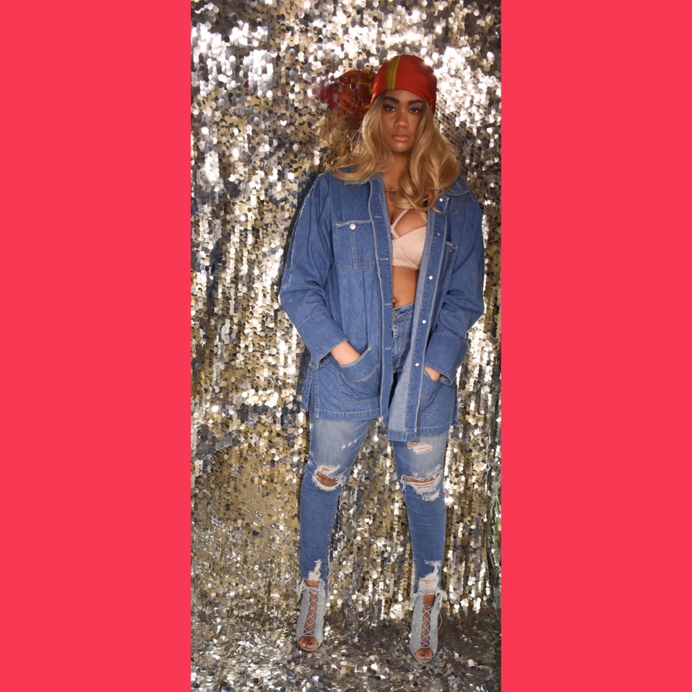 Denim Long Sleeve Shirt